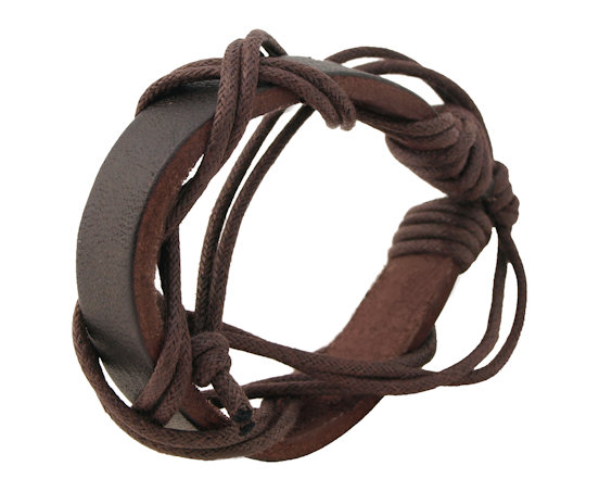 Donkerbruin armband